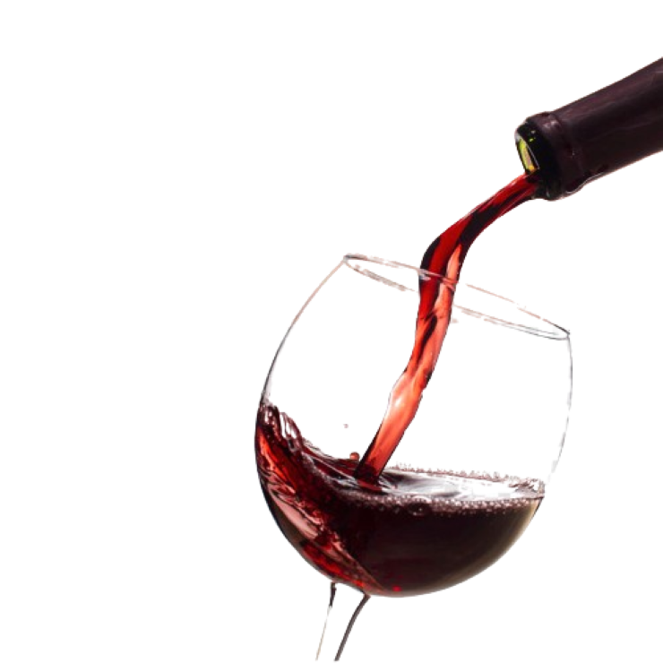 Vinho na taça